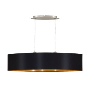 Lusteri i Visilice | Eglo Maserlo 31616 - Crna