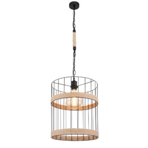 Visilica | Halia 15673H1 - E27 - Crna - Braon