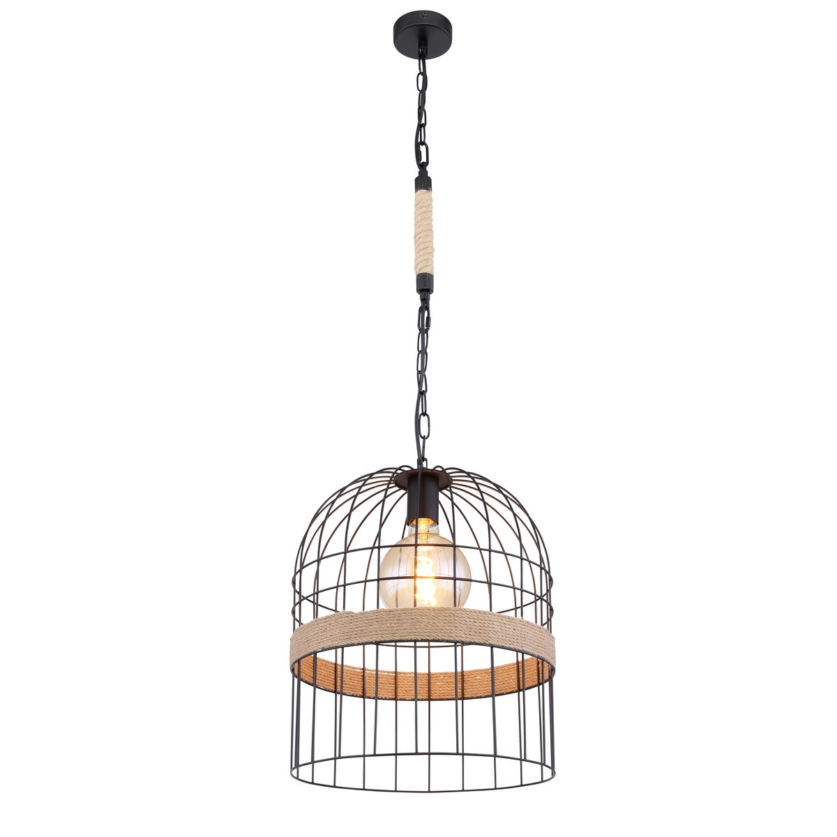 Visilica | Halia 15677H1 - E27 - Crna - Braon