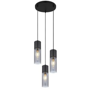 Lusteri i Visilice | Globo Annika 21000-3HB - Crna