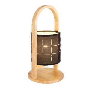 Stone lampe | Globo Ninja 21506B - Crna/Drvo